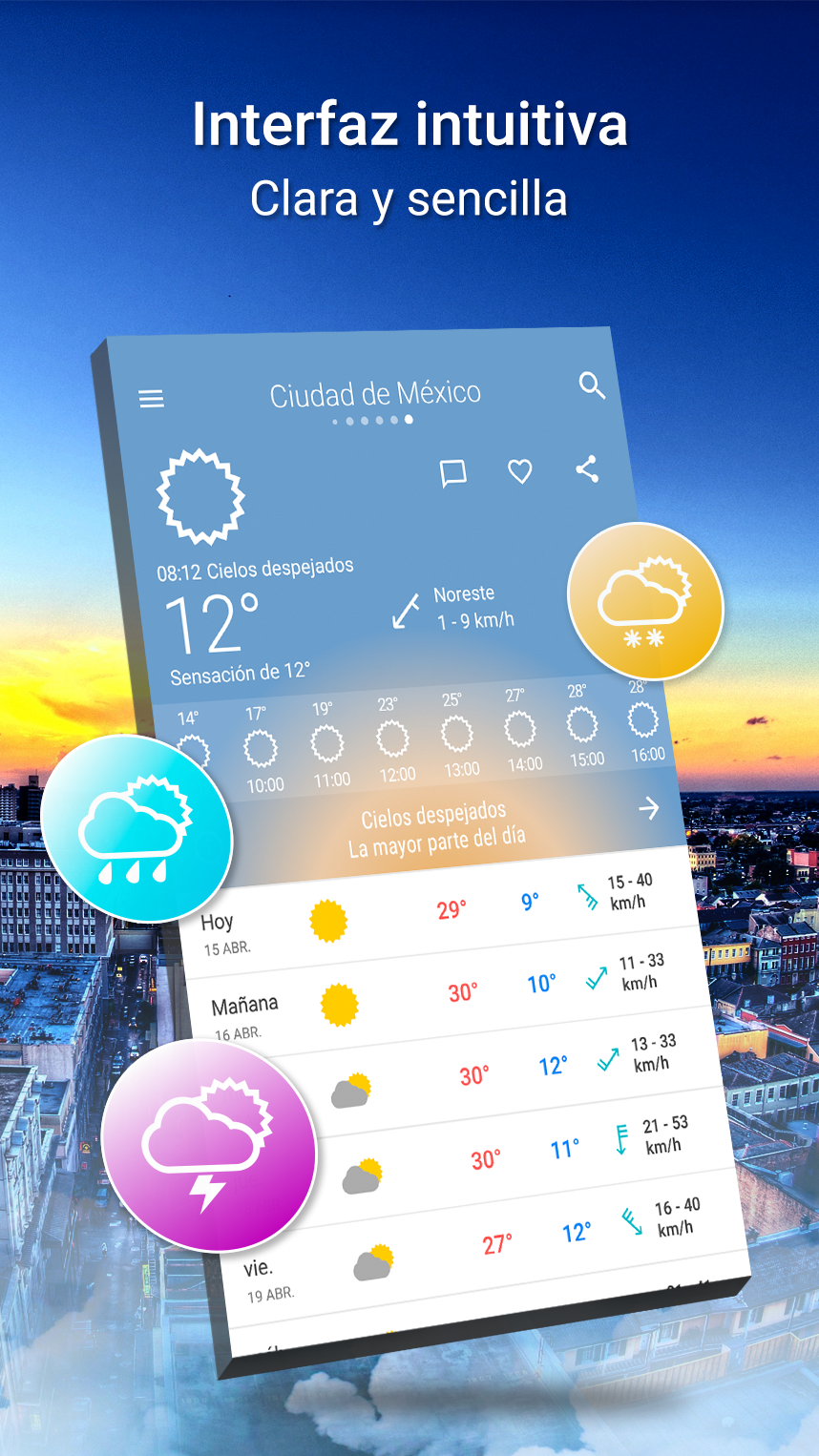 Interfaz intuitiva, clara y sencilla